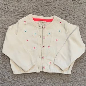 Monsoon - London - Flower Appliqué Cardigan 🌸